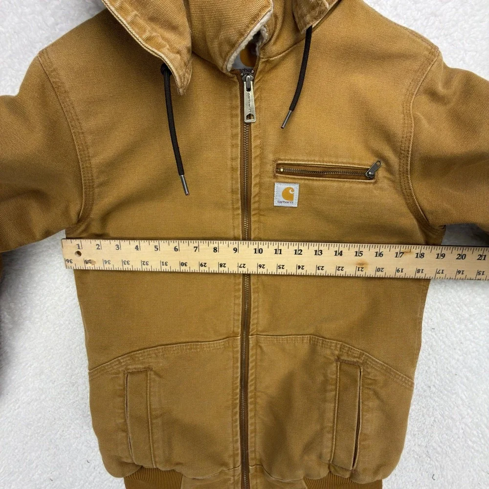 Carhartt Wildwood Jacket Sherpa Lined Womens XS Wildwood 100815 211 Brown - Picture 6 of 15
